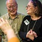 The DCPG Potters Open Day - Takeshi Yasuda with Marta from the CPA